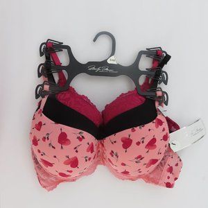 (#T-1) Marilyn Monroe 3-pack Push Up Lace Bras
